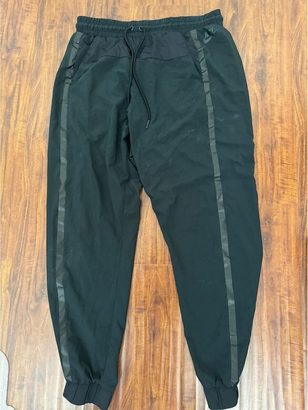 Nike DRI-FIT Pants Black RN#56323-CA05553 Women Size Med Slim Leg Elastic Waist
